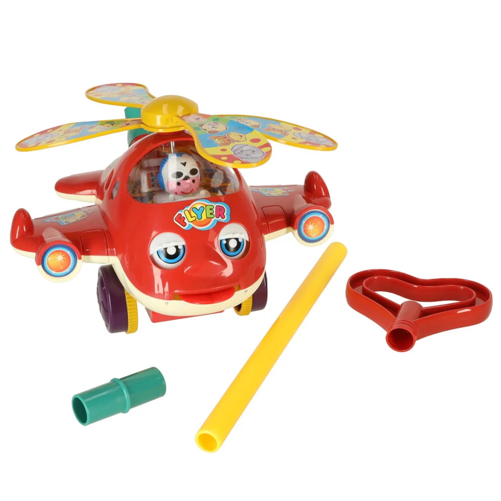 Helikoptéra – pchacia hračka na tyči so zvukom (3+)