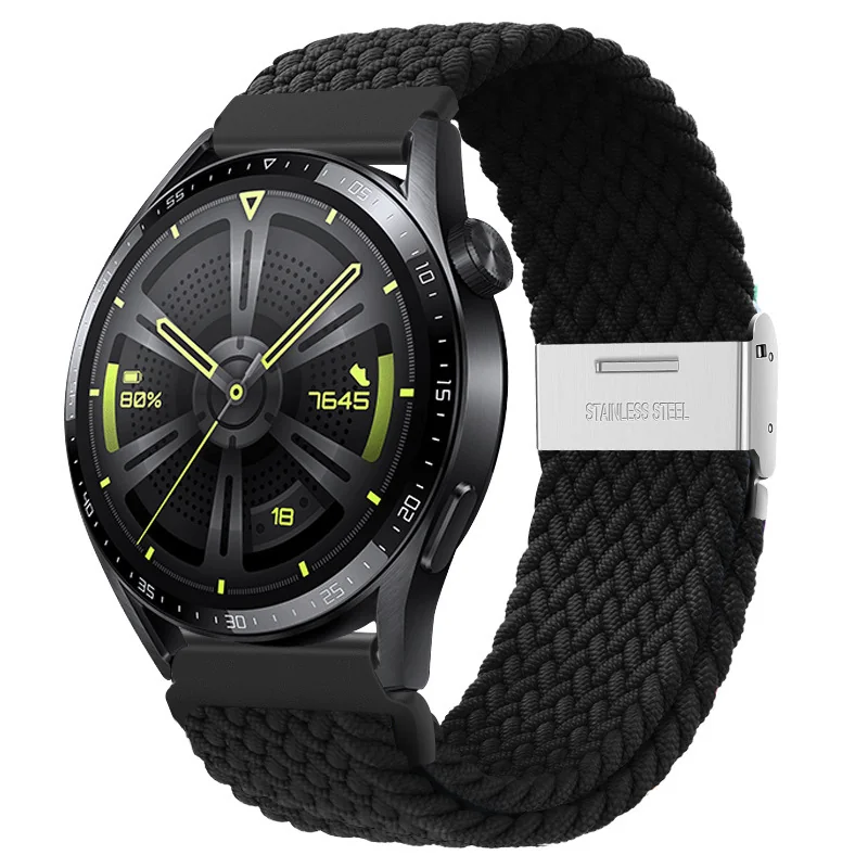BStrap Elastic Nylon 2 remienok na Xiaomi Amazfit GTR Mini black