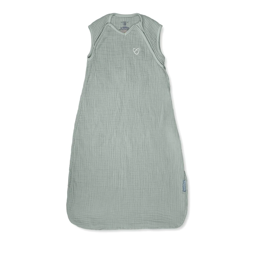Vak spací mušelínový TOG 1,5 SwaddleMe™ Moss 3m+