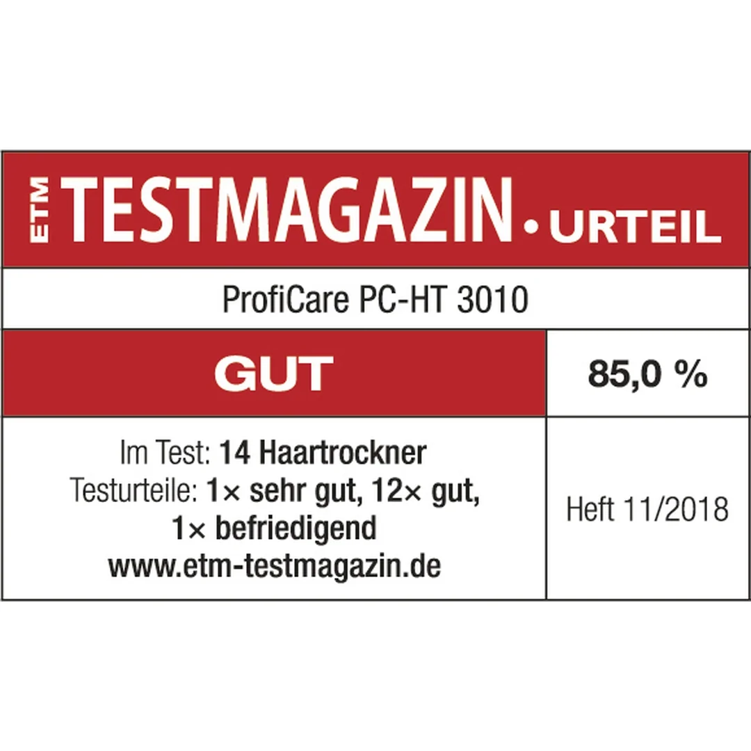 ProfiCare HT 3010 sušič vlasov, ionizácia, 2200 W, šampanské