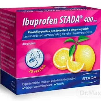 Ibuprofen STADA 400 mg perorálny prášok