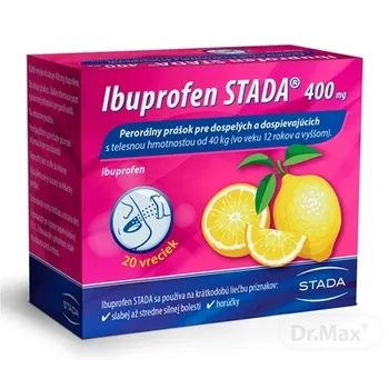 Ibuprofen STADA 400 mg perorálny prášok