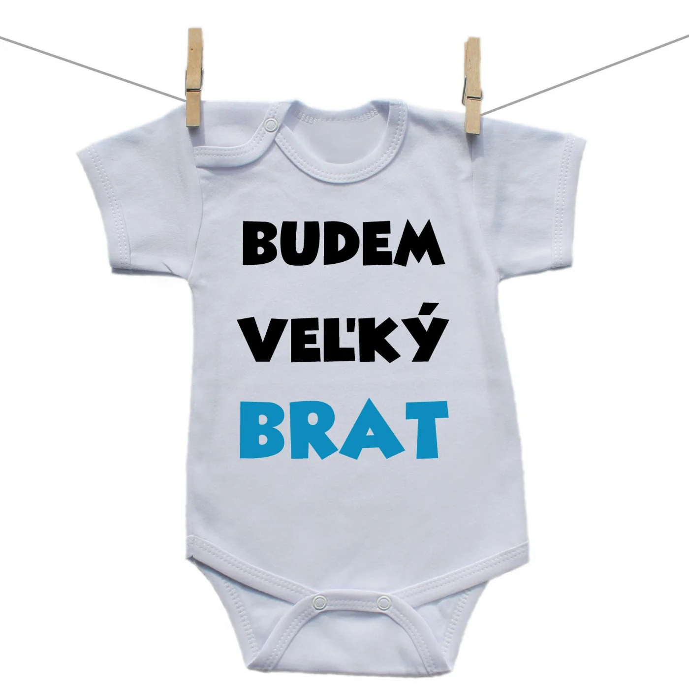 Boodyy Body s krátkym rukávom Budem veľký brat Veľkosť: 74