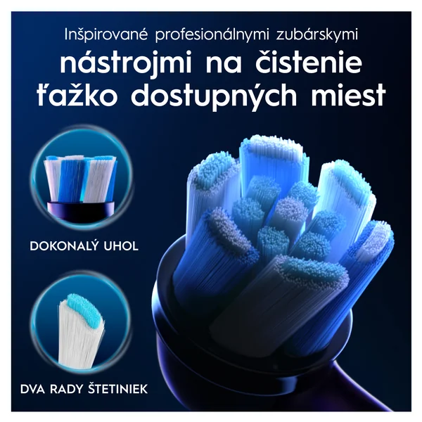 Oral-B iO Series Ultimate Clean, hlavice zubnej kefky, čierne 4 ks