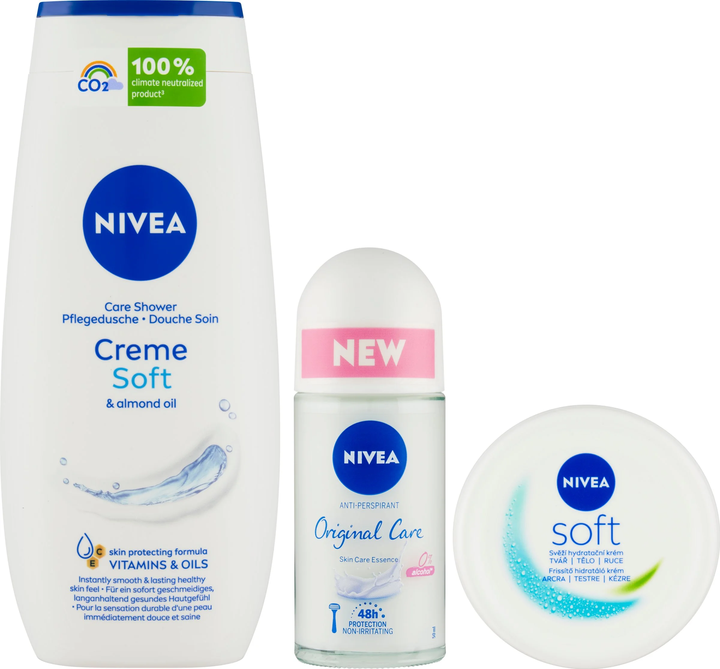 NIVEA BOX SOFT TRIO 1×1 ks, darčekové balenie