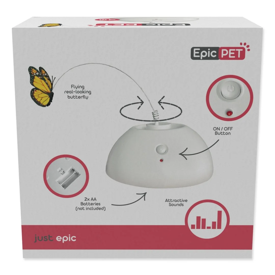 Hračka Epic Pet motýľ interaktívny lietajúci 13cm