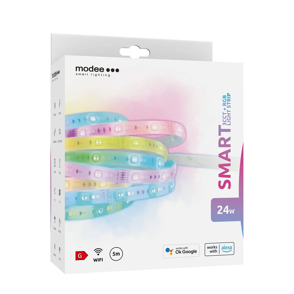 Modee LED Smart pás 3,4W/m, 5m, RGB