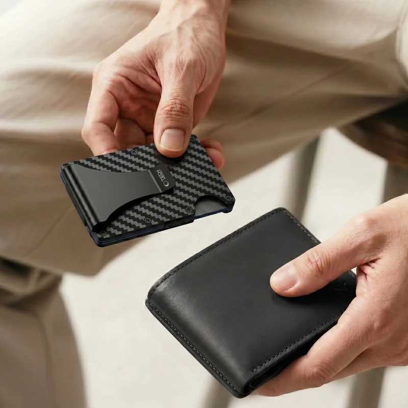 Tech-Protect Thord RFID obal na karty, carbon