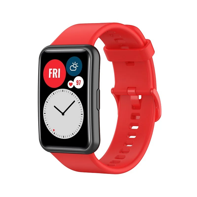 BStrap Silicone remienok na Huawei Watch Fit red