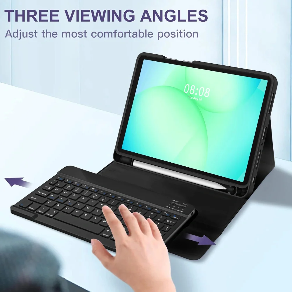 Tech-Protect SC Pen Keyboard puzdro s klávesnicou na Samsung Galaxy Tab A9 Plus / A11 Plus 11'', čierne b A9 Plus / A11 Plus 11'', čierne
