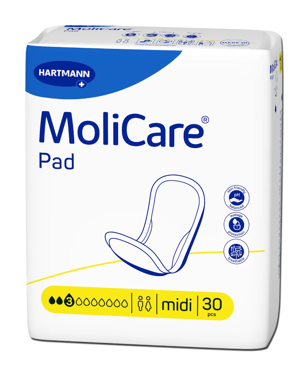 MoliCare Pad 3 kvapky (midi) 510ml 1×30ks, inkontinenčné vložky