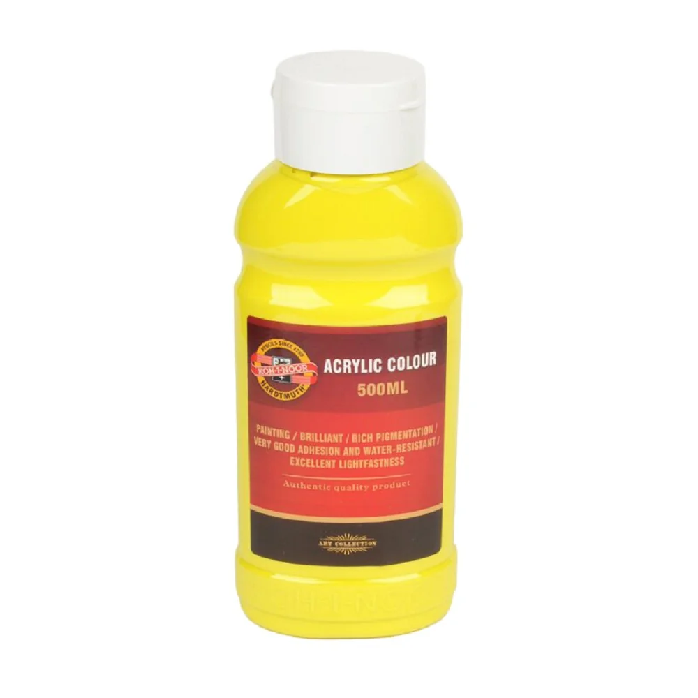 Akrylová farba 500 ml citrónová žltá 1627/0200 500 ml žltá
