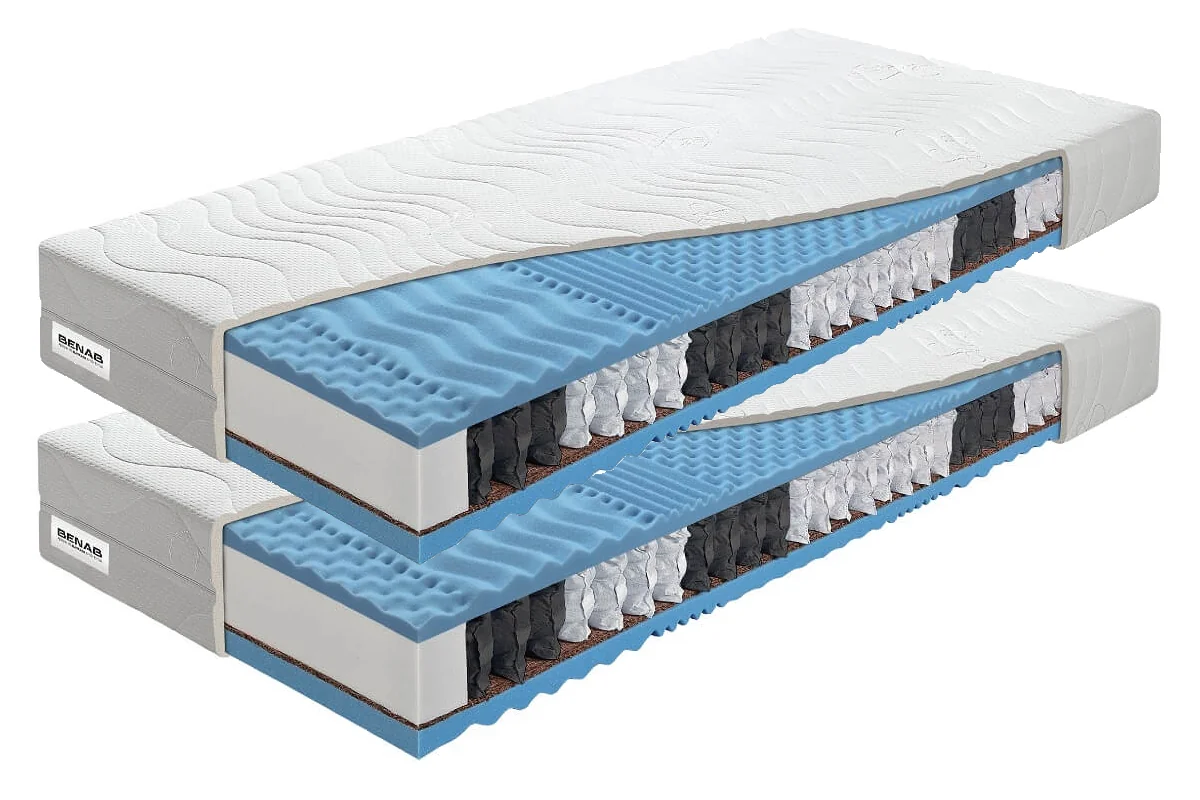 Matrac Benab Fyzio Plus 1+1 H3 / H4 80 x 200 cm Taštičkový matrac 22 cm taštičkový sendvičový