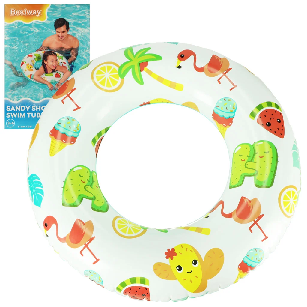 Nafukovací plavecký kruh BESTWAY 36014 plameniak 61 cm 