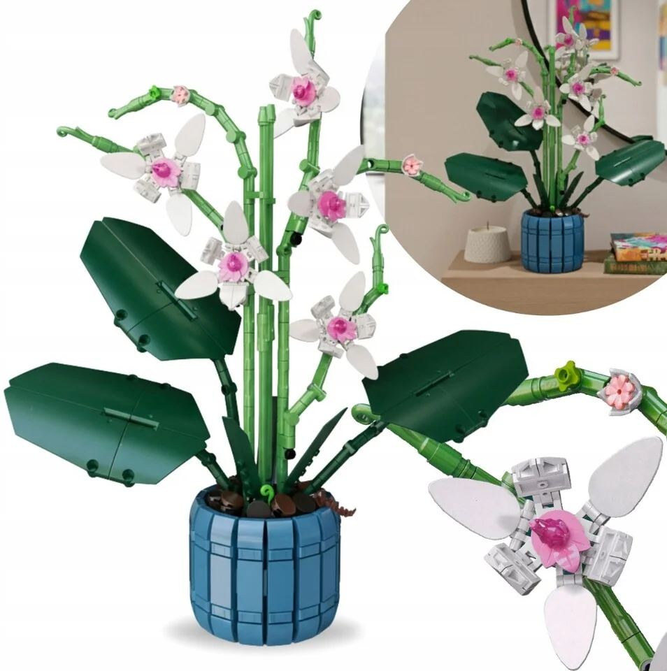 Stavebnica kvety "Lotus petal orchid" 711ks