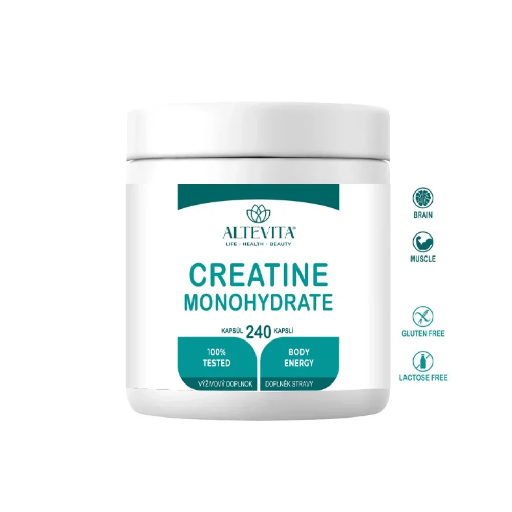 Creatine (kreatin) Monohydrát 240 kapsúl