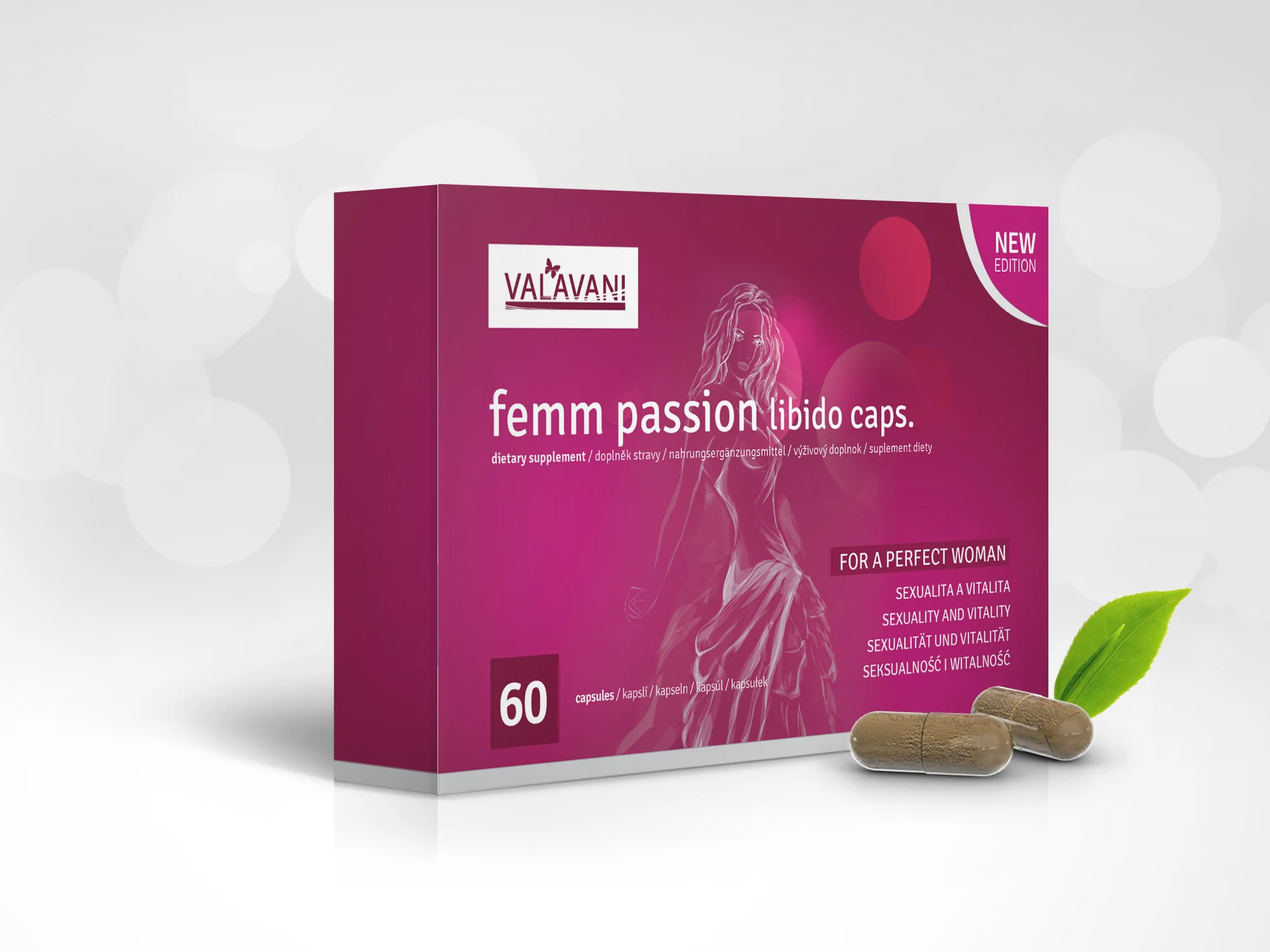 Femm Passion libido 60 kapsúl na zvýšenie libida