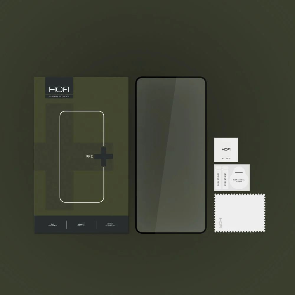 HOFI Glass Pro Full Screen ochranné sklo na Xiaomi Poco F5, čierne