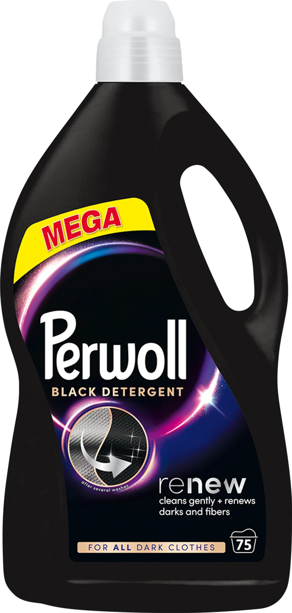 Perwoll prací gél Black 75 praní 1×3750 ml, prací gél