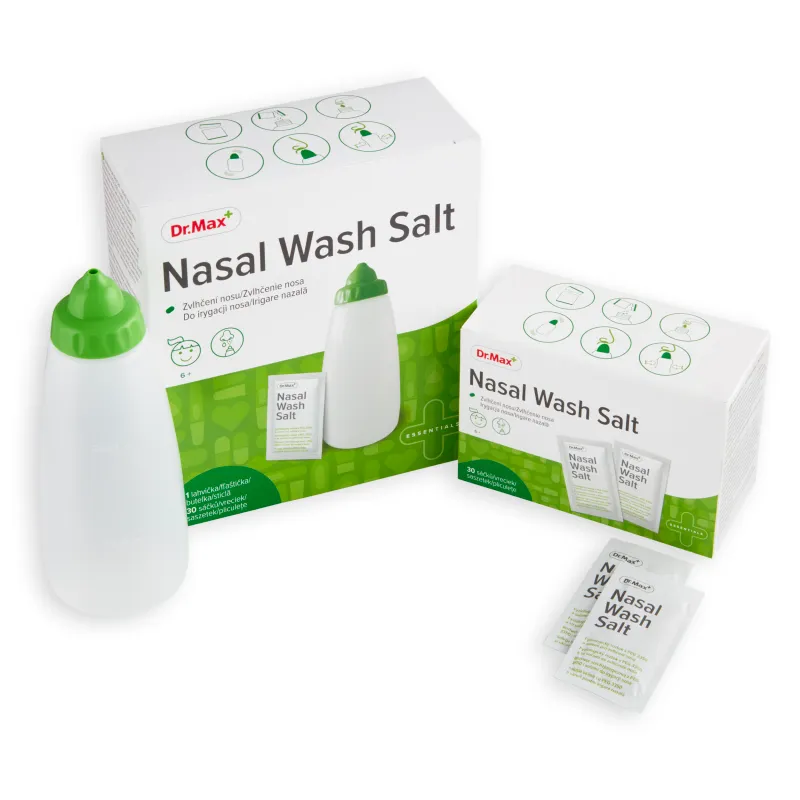 Dr. Max NASAL WASH SALT VRECKO + FLASA 1×1 set