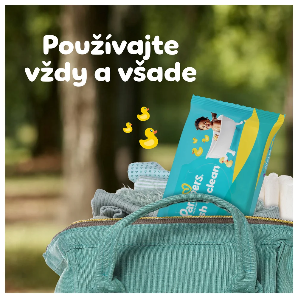 Pampers Fresh Clean Baby detské čistiace obrúsky 12 x 80 ks