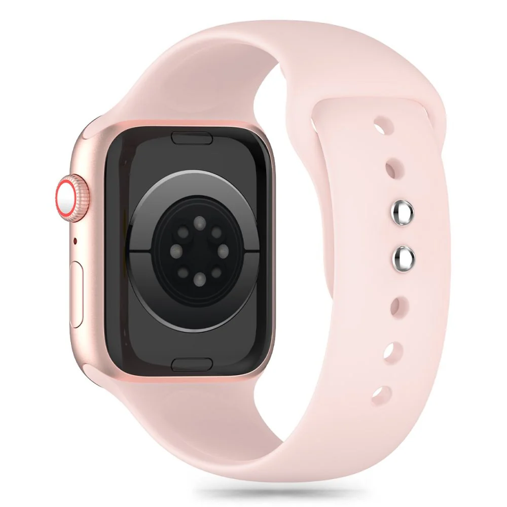 Tech-Protect Silicone remienok na Apple Watch 42/44/45/49mm light pink