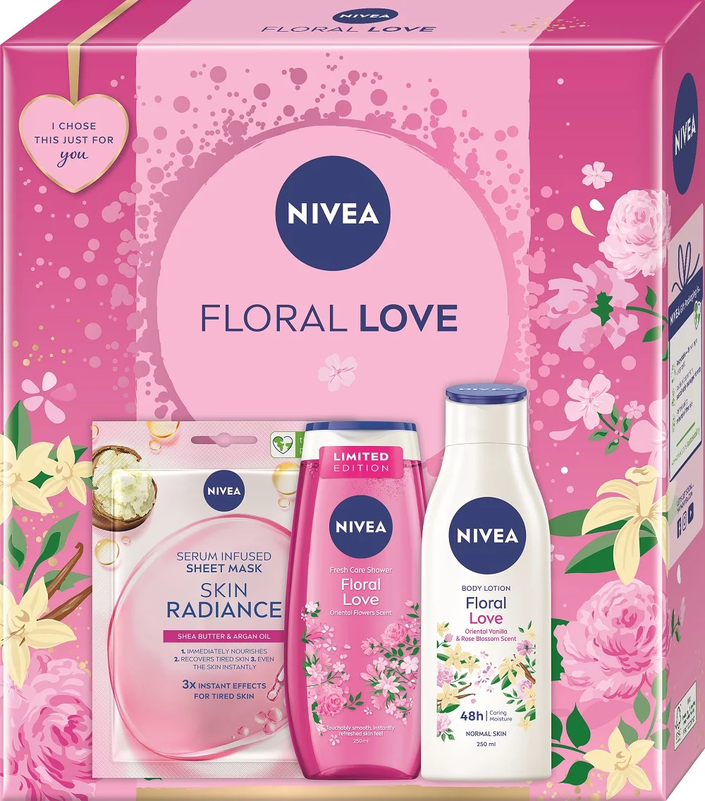 NIVEA BOX FLORAL LOVE LE 1×1 ks, darčekové balenie