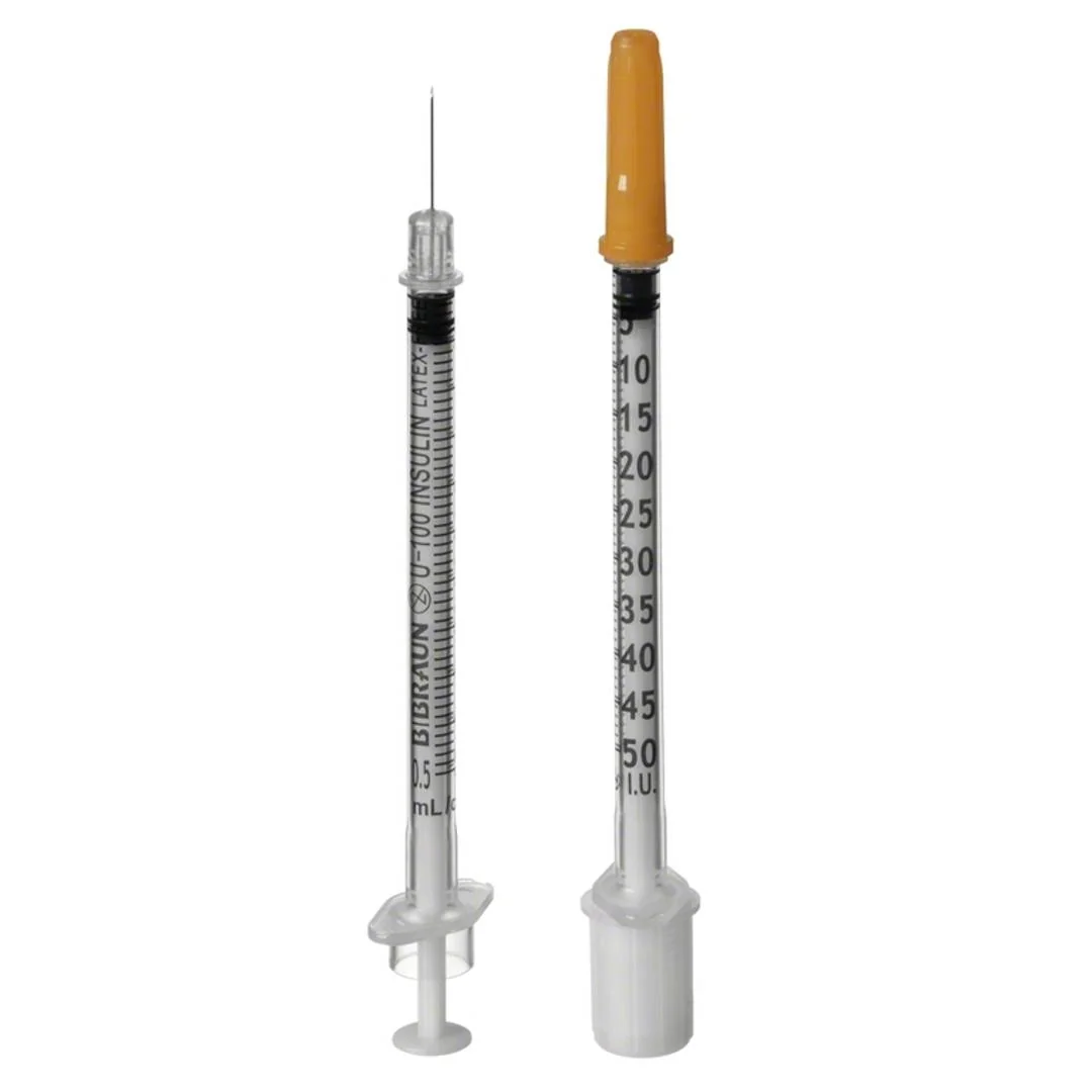 OMNICAN 50 striekačka 0.5ml s ihlou 0,30x8mm v balení 100x1ks