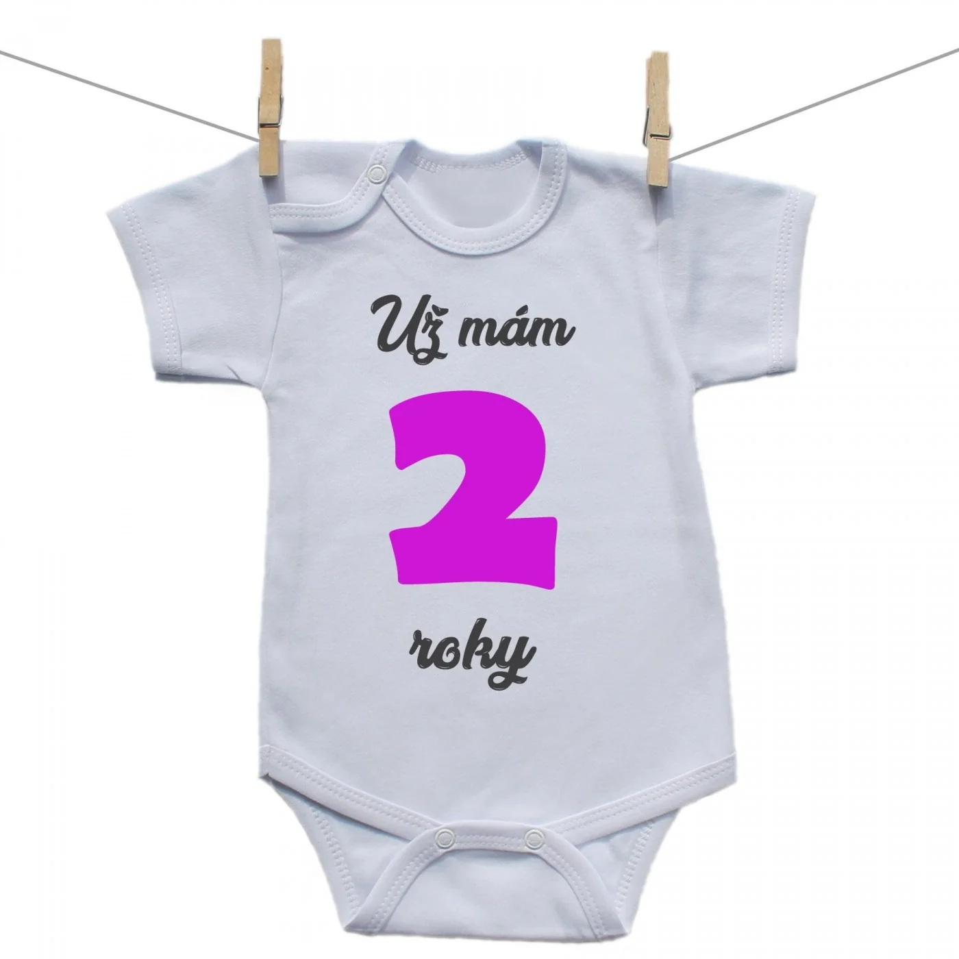 Boodyy Body s krátkym rukávom Už mám 2 roky Dievča Veľkosť: 50