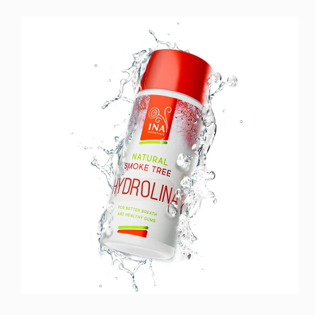 HYDROLINA - ústna voda zo škumpy vlasatej na krvácanie ďasien a zápach z úst - 150 ml - INA Essentials