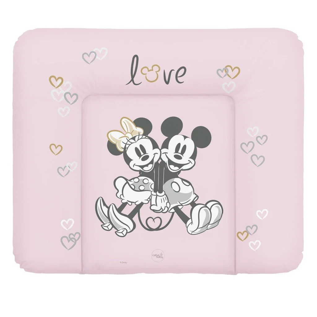 Podložka prebaľovacia mäkká na komodu (85x72) Disney Minnie & Mickey Pink