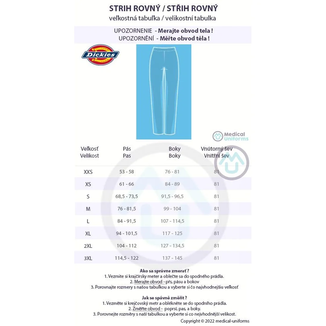 Pánske nohavice Dickies EDS Essentials - biela M