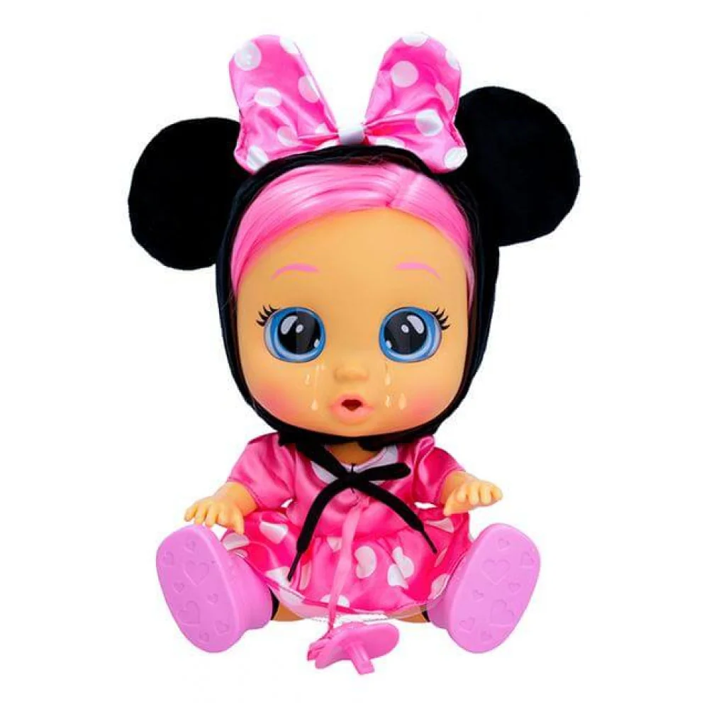 Mattel Cry Babies Dressy Minnie 30 cm interaktívna bábika