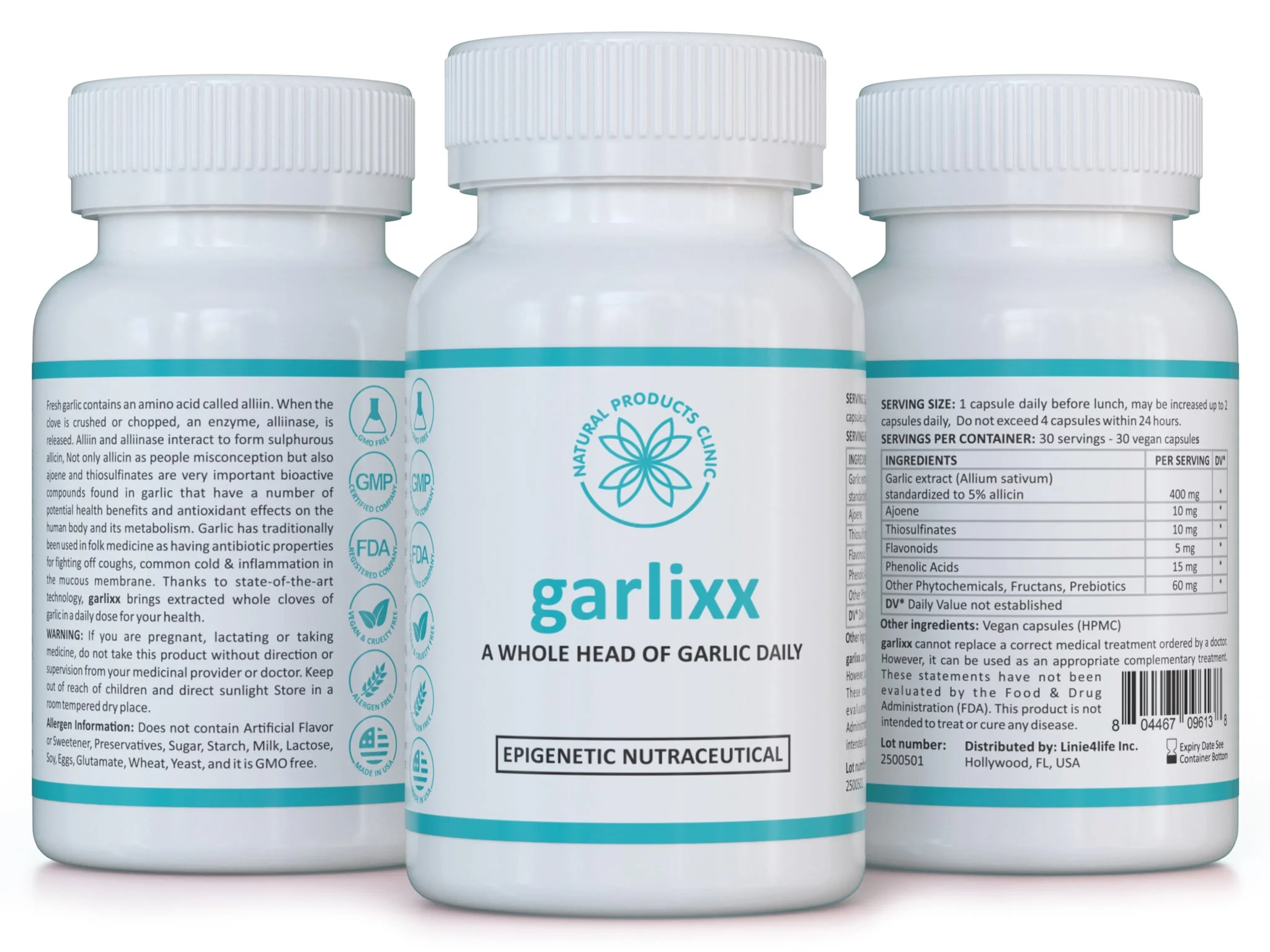 NPC Garlixx Garlic Complex Daily Support 30 kapsúl, cesnakový extrakt