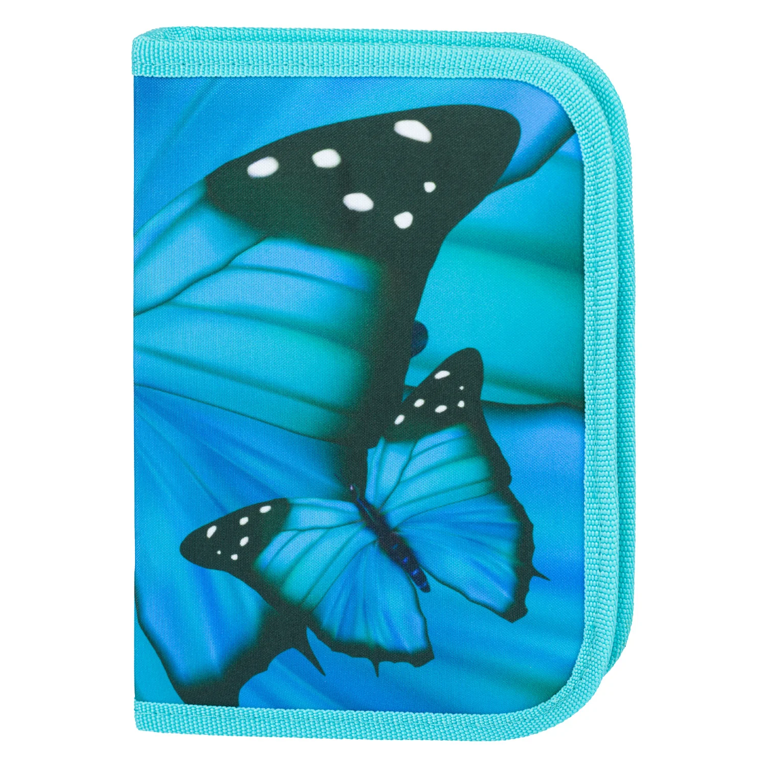 Baagl školský peračník jednoposchodový Butterfly bez náplne motýľ, ružový