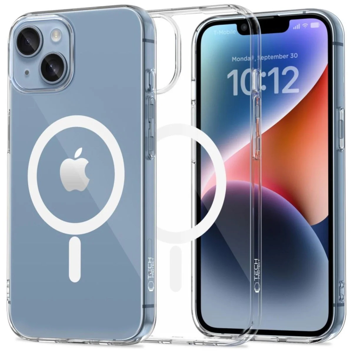 FlexAir MagSafe obal na iPhone 13/14 - Transparentná 1 ks, transparentný