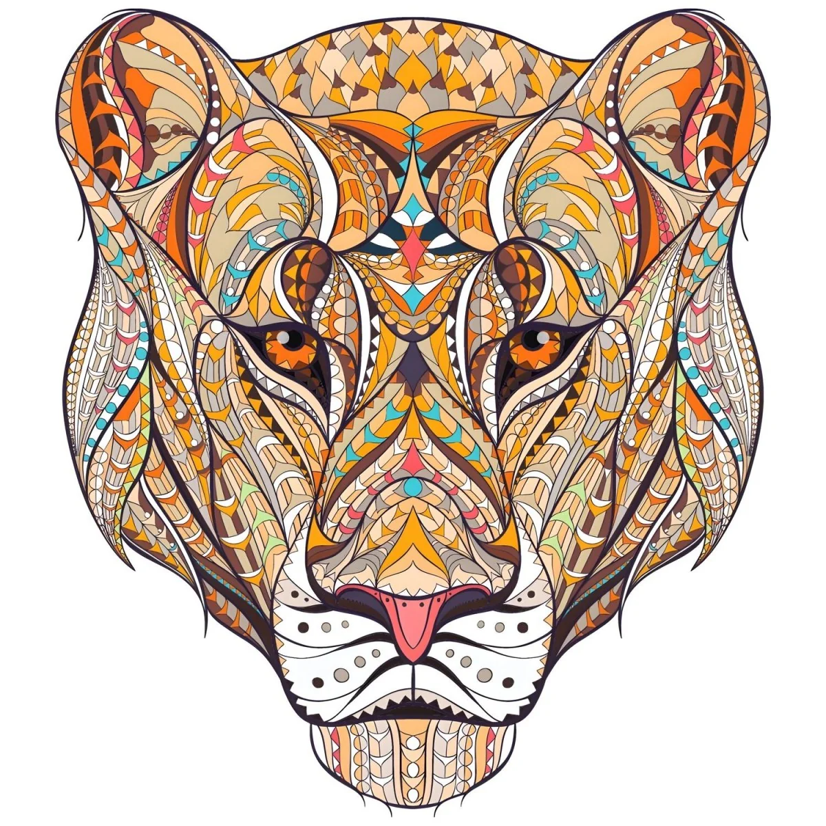 Drevené puzzle Leopard/S 