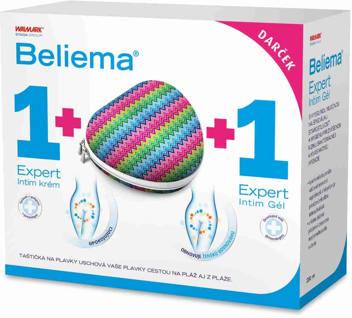 Beliema Expert Intim Krém + Expert Intim Gél 1+1 1×1 set, kozmetika na intímnu starostlivosť