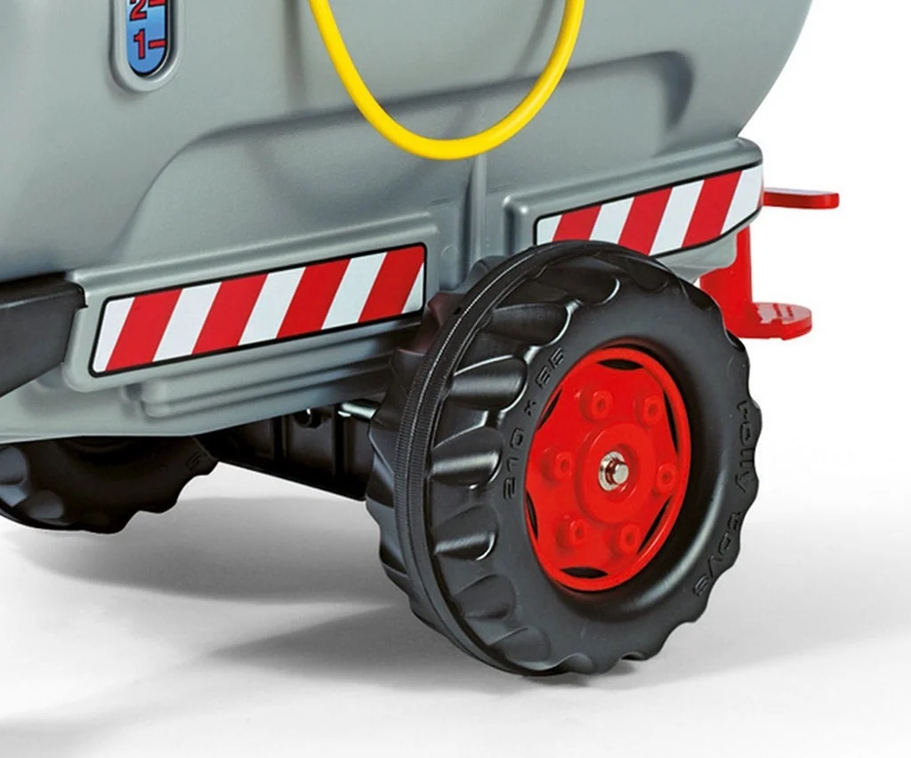 Cisternový voz s pumpou a striekačkou Rolly Toys sivý , 20C56603