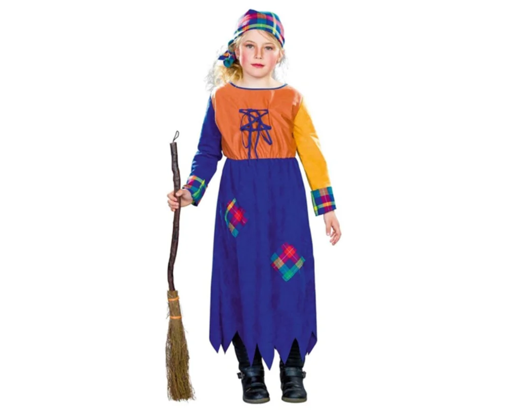Detský kostým Ježibaba 104-116cm