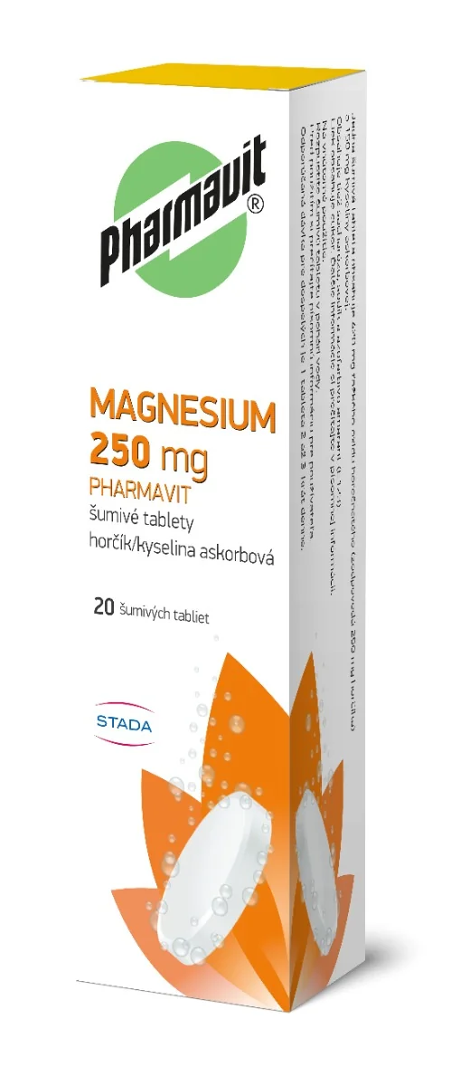 MAGNESIUM 250 mg PHARMAVIT 1×20 tbl, výživový doplnok
