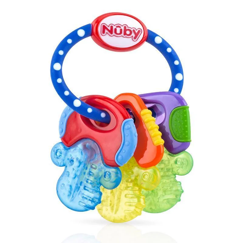 NUBY Hryzačka s chladivým gélom kľúče 3 m+ 1×1 ks, hryzačka