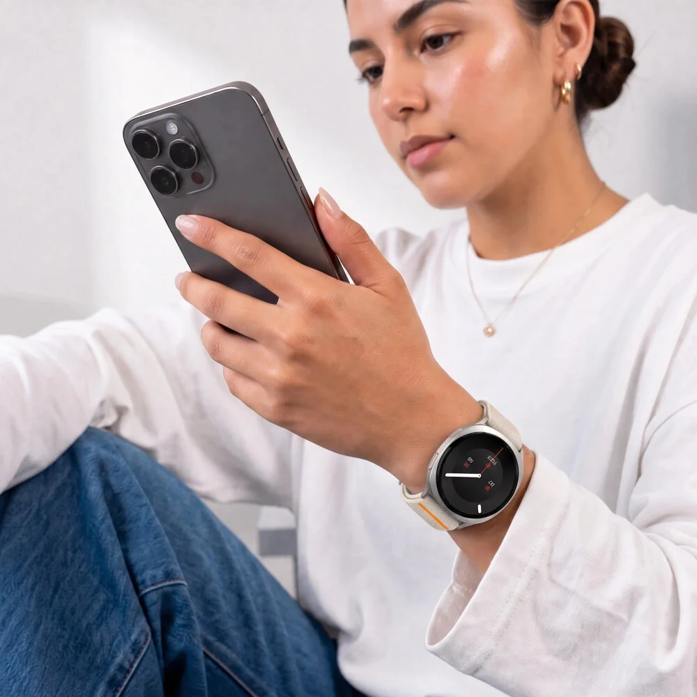 Tech-Protect Nylon Clasp remienok na Samsung Galaxy Watch 8 / 9 / Classic (40 / 44 / 46mm), starlight