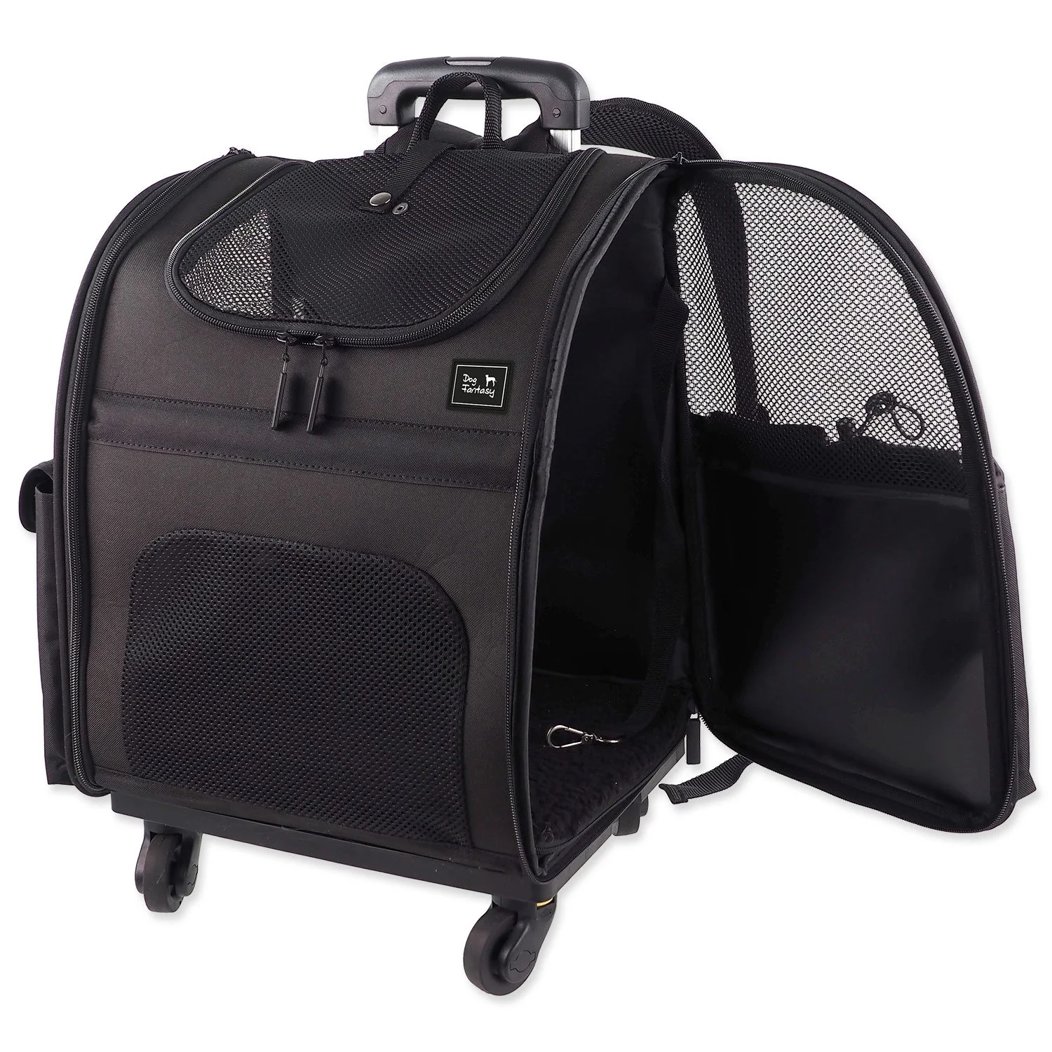 Taška Dog Fantasy Travel 2v1 Flow na kolieskach 34x29x52cm