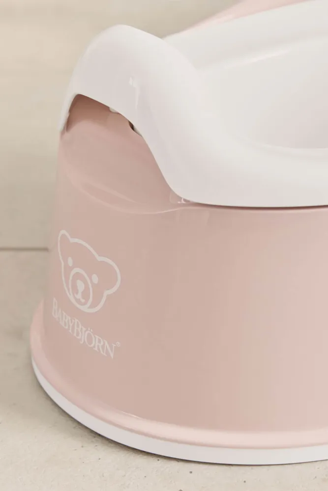 BABYBJÖRN Nočník Smart Powder Pink/White 1×1 ks