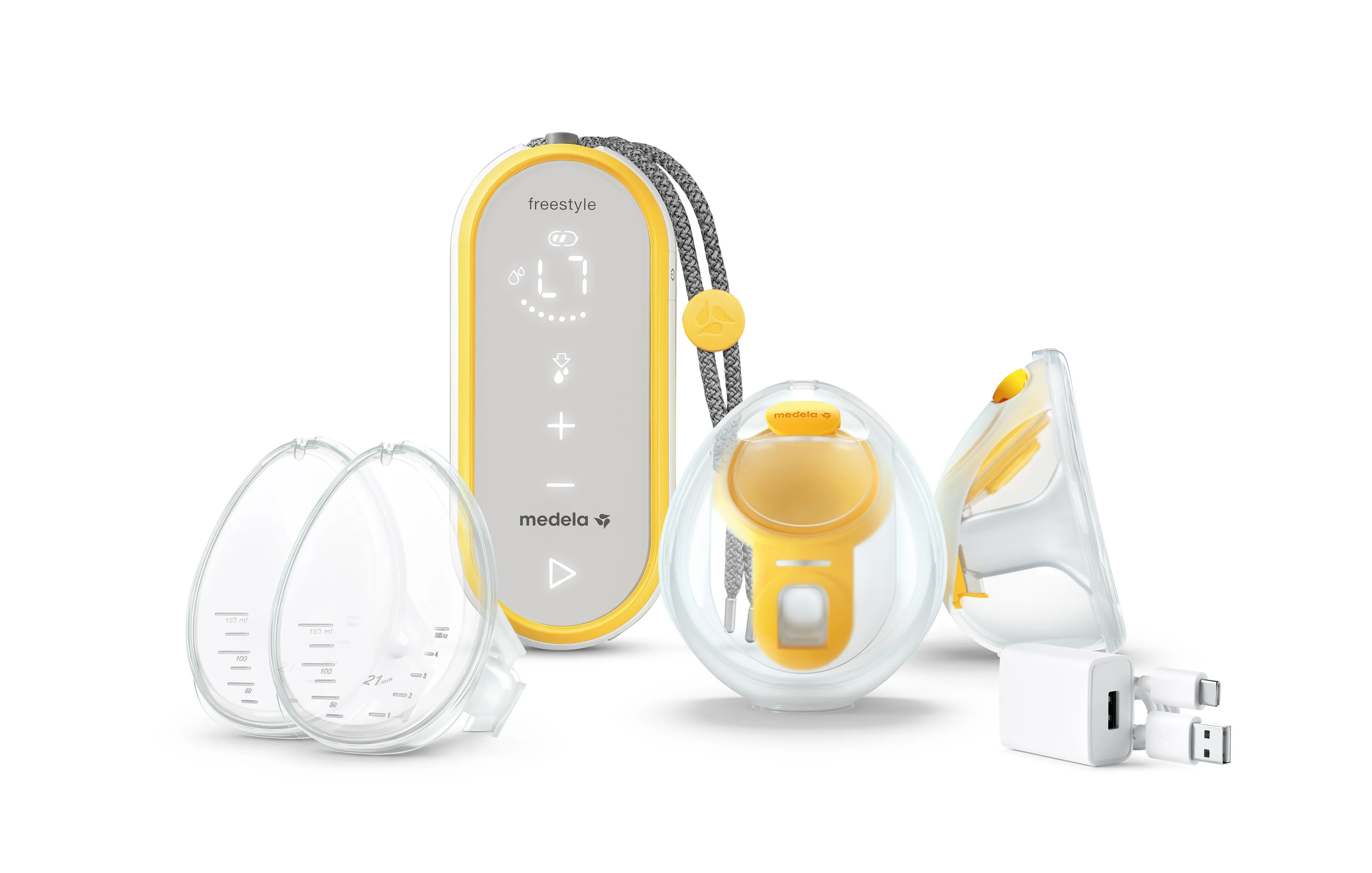 Medela Odsávačka mlieka elektrická double Freestyle™ Hands-free 1×1 ks, elektrická odsávačka mlieka