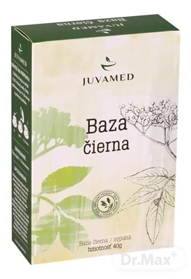 JUVAMED BAZA ČIERNA - KVET 1×40 g, čaj