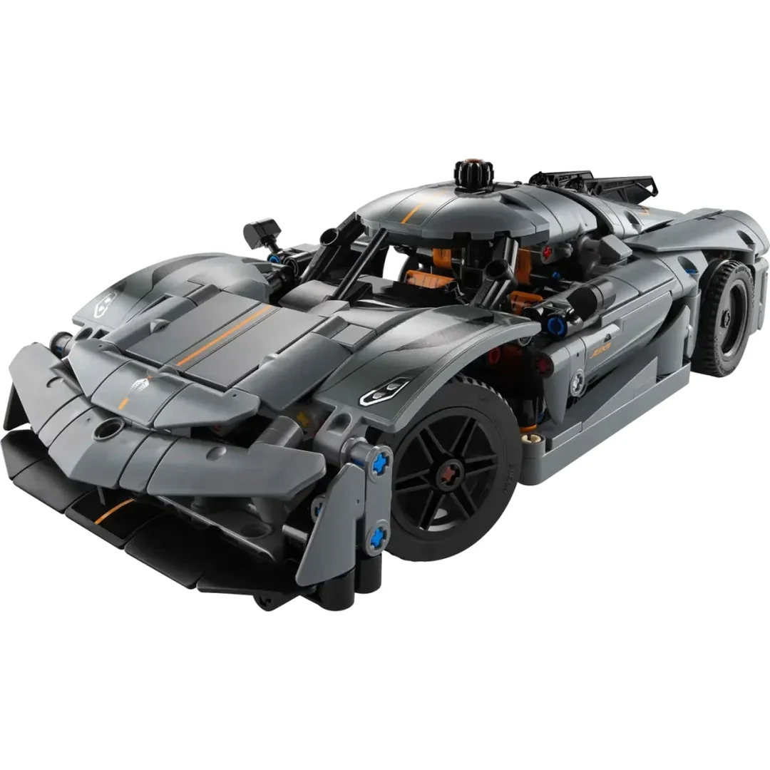 LEGO® Technic™ 42173 Sivé hyperauto Koenigsegg Jesko Absolut