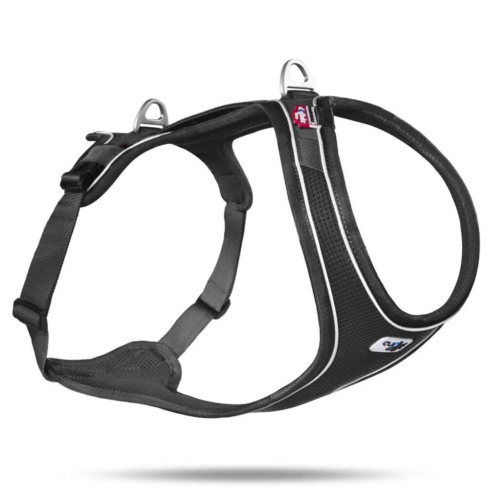 CURLI Postroj pre psy Belka Comfort Black XS, 15-20 kg 1×1 ks, čierna, veľkosť XS