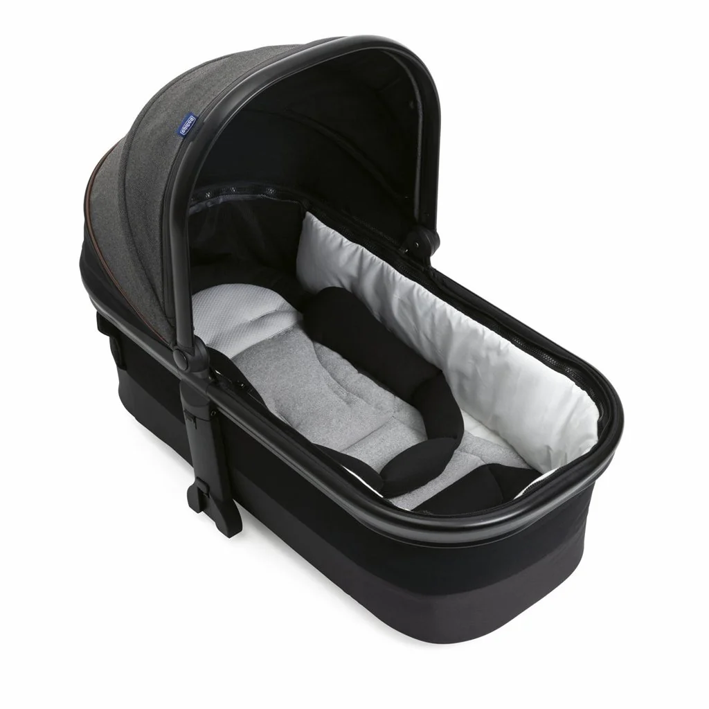 Vanička ku kočíku Mysa - Black Satin